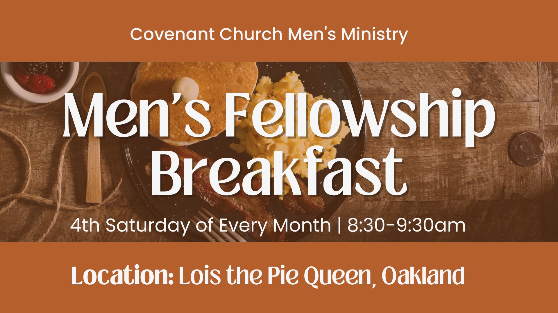 Men's Fellowship Breakfast