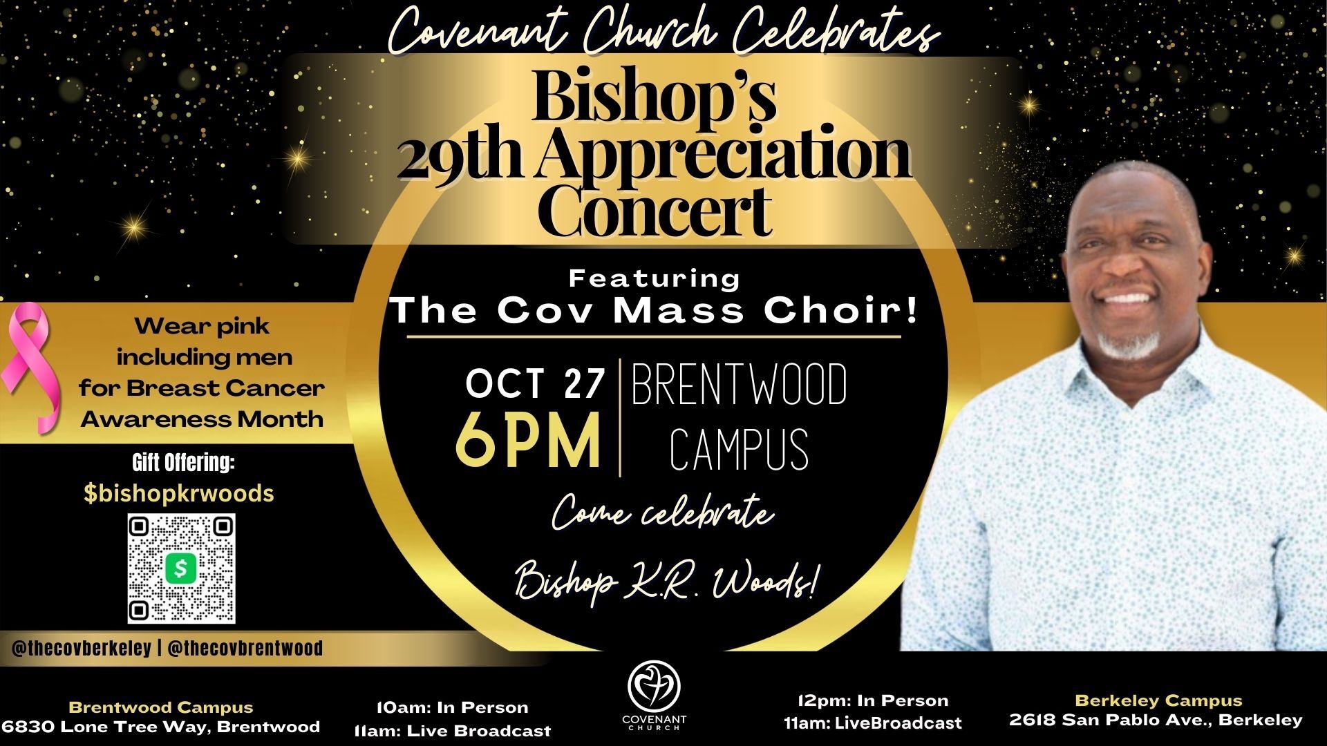 Bishop's 29th Appreciation Concert Flyer