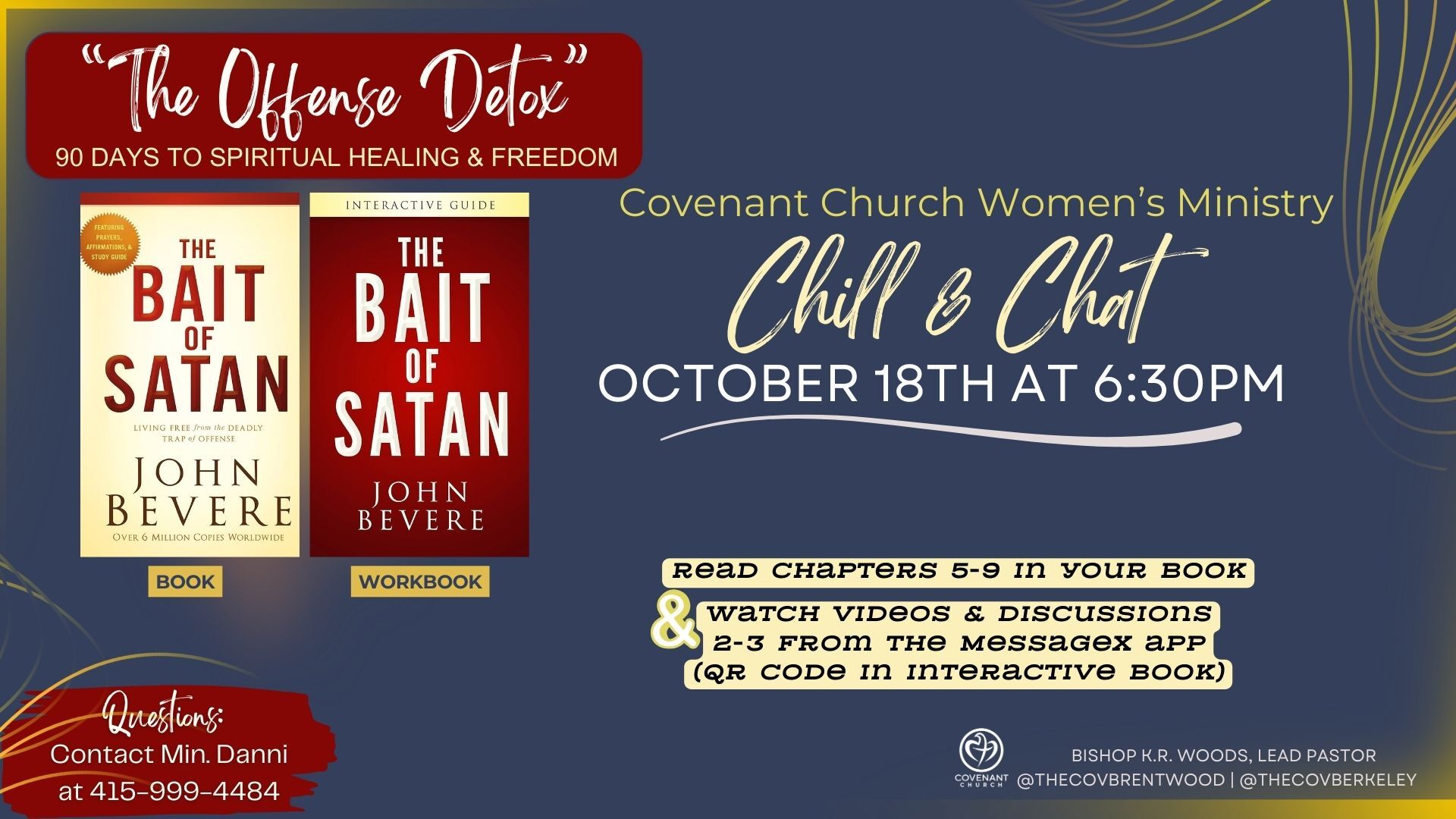 Women's Ministry Chill & Chat Flyer